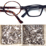 charnières de lunettes