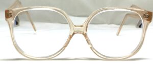 Grandes lunettes couleur Nude