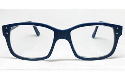 lunettes bleu-mat