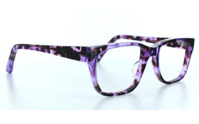 Lunettes rectangulaires violettes