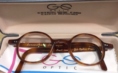 Lunettes rondes écaille