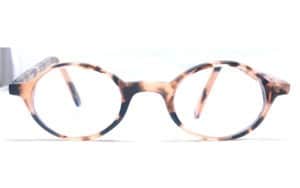 Lunettes rondes écaille rose