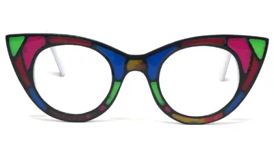 mosaïque sur lunettes