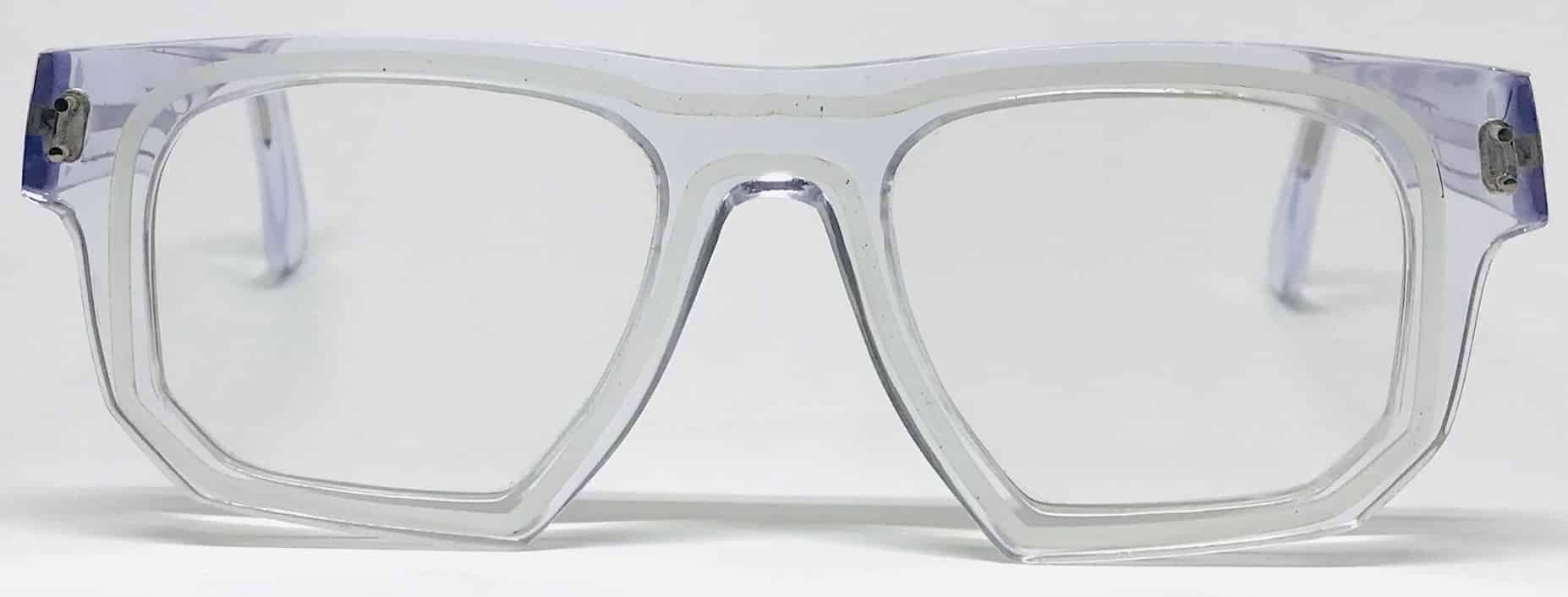 Lunettes carrées épaisses homme sur mesure, modèle Alain